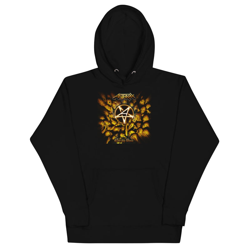 Stakes - Anthrax - Pentagram Logo Hoodie #1026 - Black