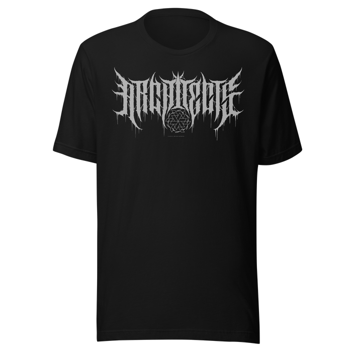 Stakes - Architects Gothic Logo T-Shirt - Black