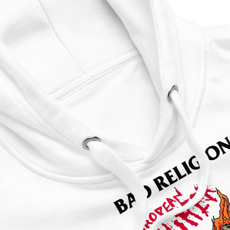 Stakes - Bad Religion 1989 European Tour Vintage Hoodie - White