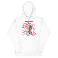 Stakes - Bad Religion 1989 European Tour Vintage Hoodie - White