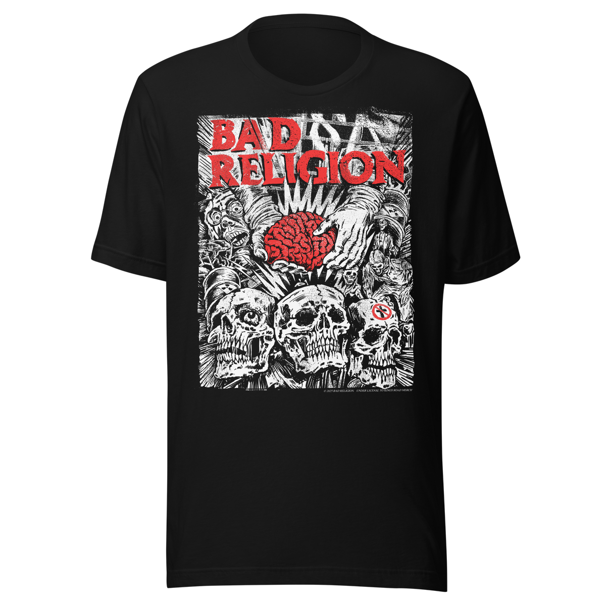 Stakes - Bad Religion Brains T-Shirt - Black