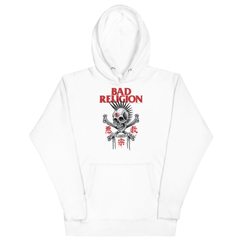 Stakes - Bad Religion City of Angels Hoodie - White