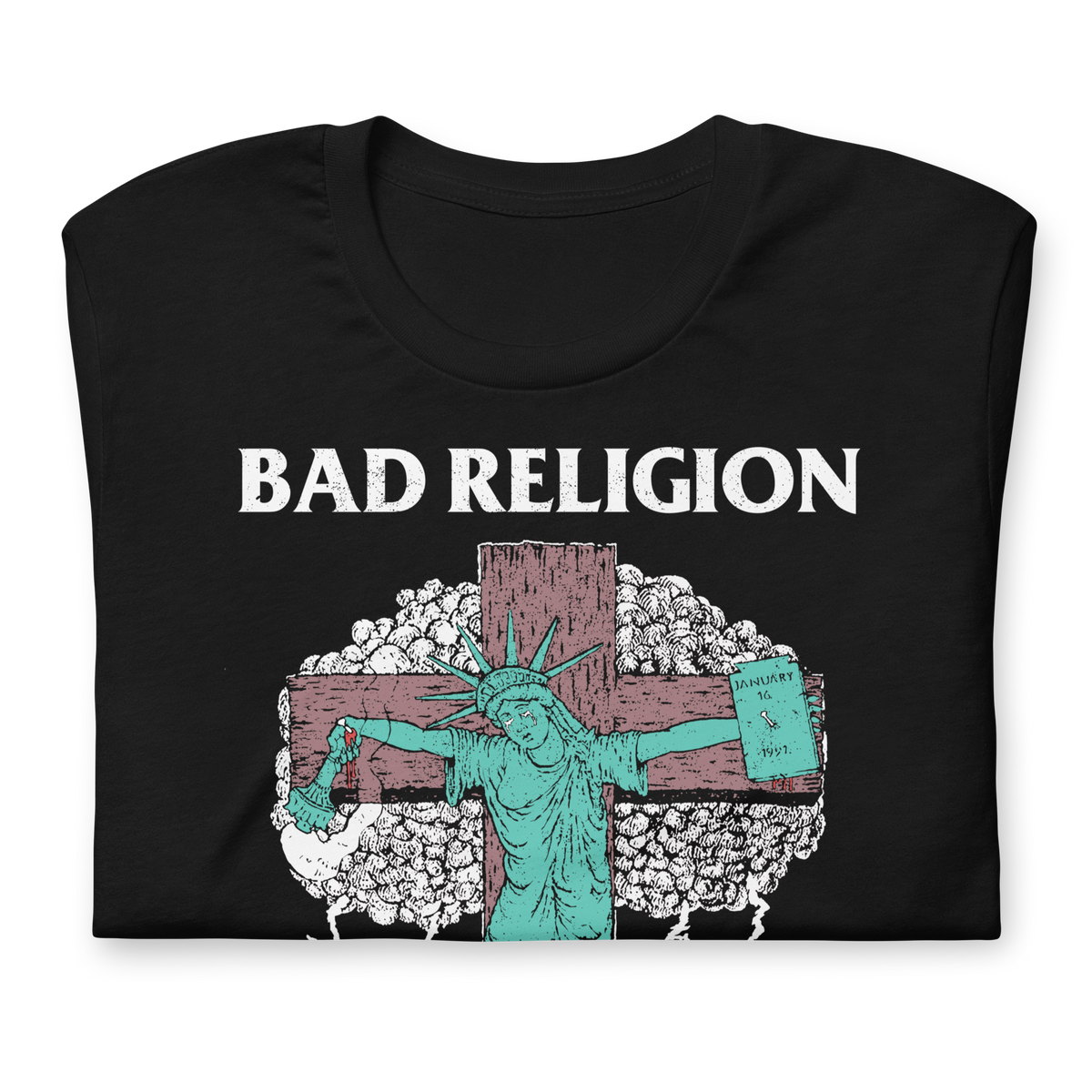 Stakes - Bad Religion January 16th T-Shirt - Black