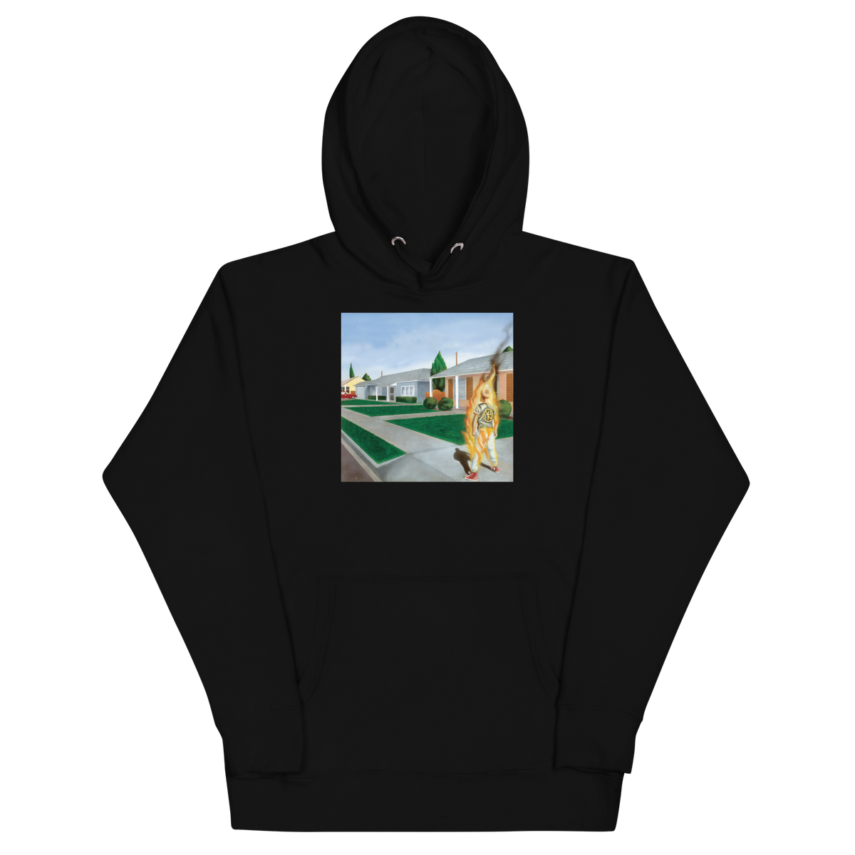 Stakes - Bad Religion Suffer Album Cover Hoodie - Black