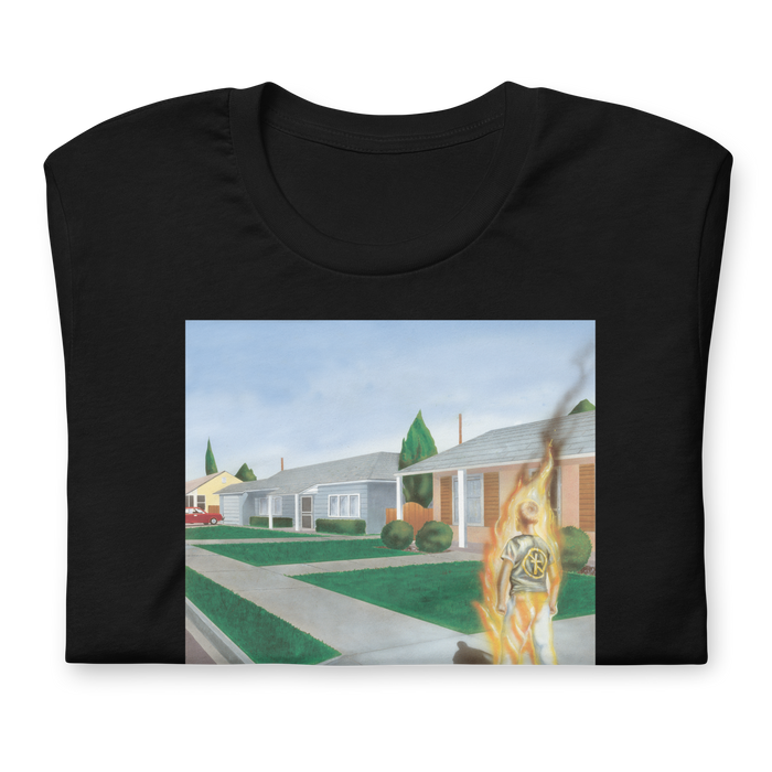 Stakes - Bad Religion Suffer Album Cover T-Shirt - Black