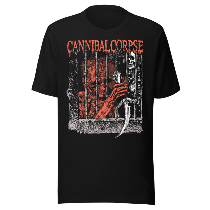Stakes - Cannibal Corpse Behind Bars T-Shirt - Black