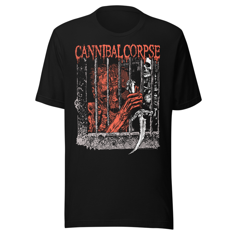 Stakes - Cannibal Corpse Behind Bars T-Shirt - Black