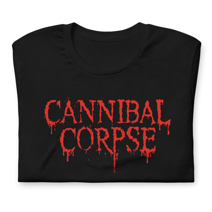 Stakes - Cannibal Corpse Blood Drip Logo T-Shirt - Black