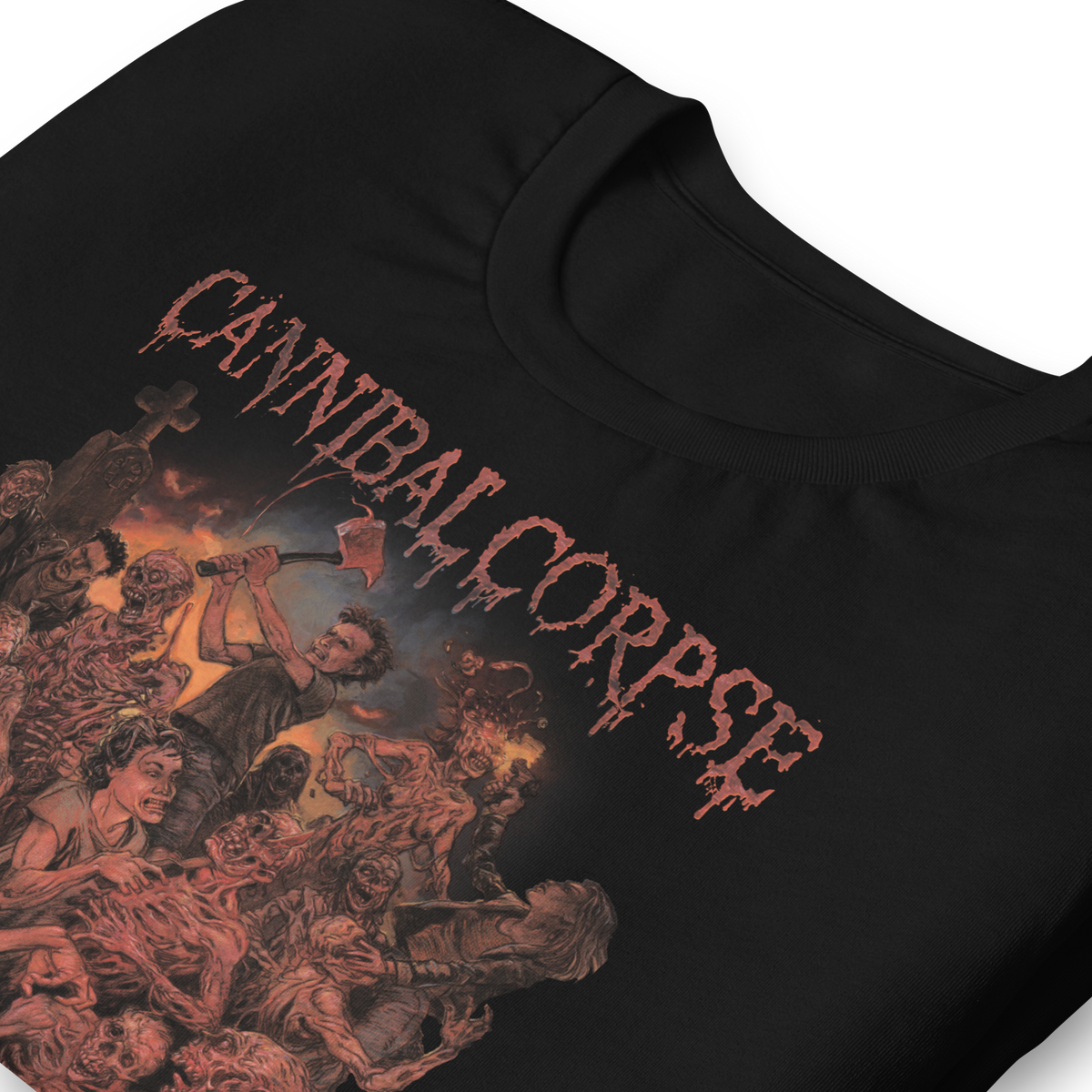 Stakes - Cannibal Corpse Chaos Horrific T-Shirt - Black