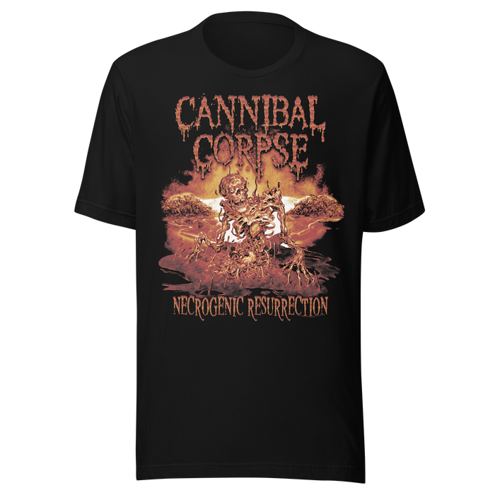 Stakes - Cannibal Corpse Necrogenic Resurrection T-Shirt - Black