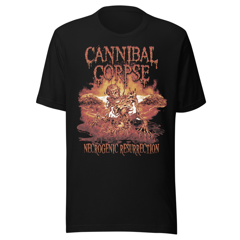 Stakes - Cannibal Corpse Necrogenic Resurrection T-Shirt - Black