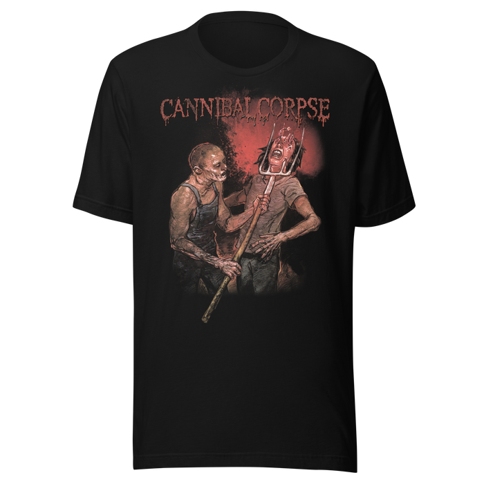 Stakes - Cannibal Corpse Pitchfork T-Shirt - Black