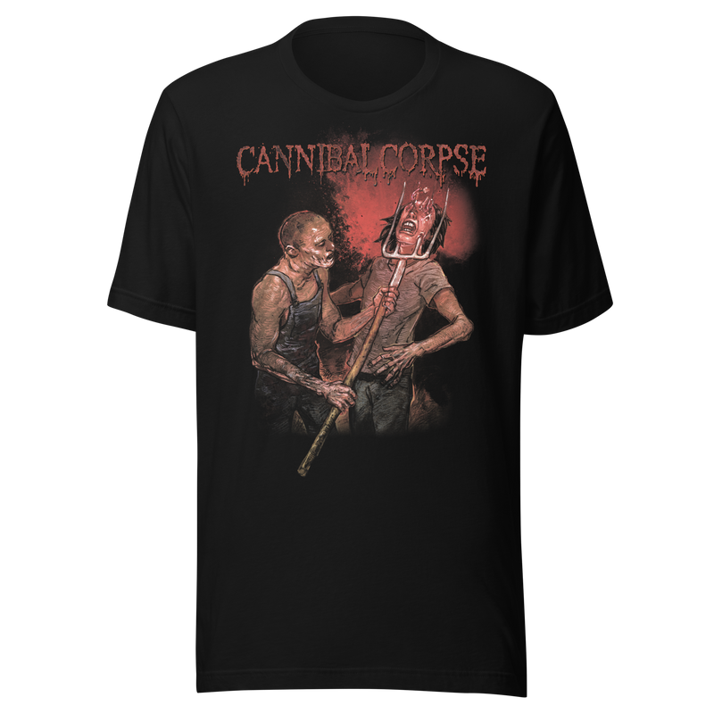Stakes - Cannibal Corpse Pitchfork T-Shirt - Black