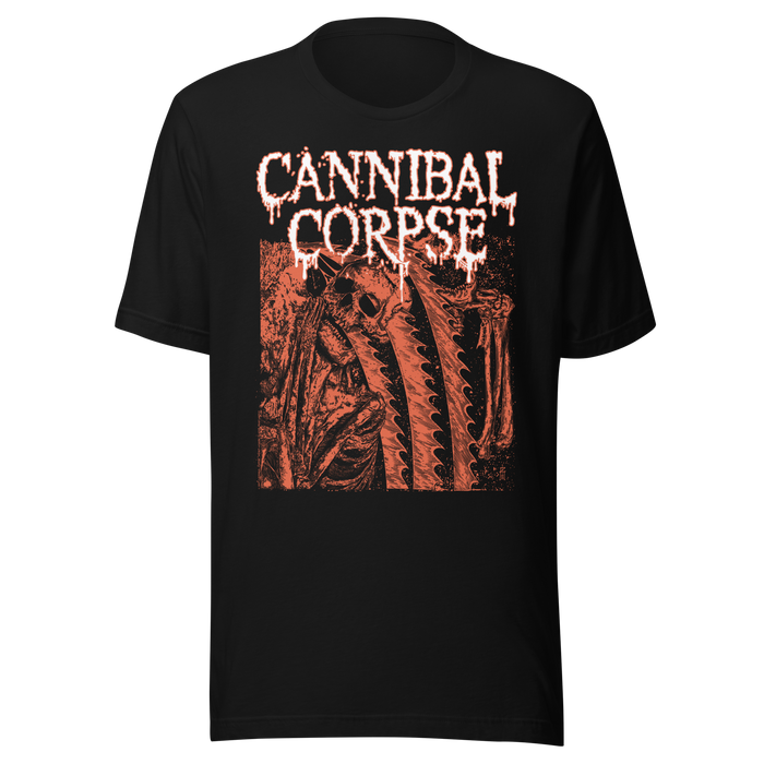 Stakes - Cannibal Corpse White Drip Logo T-Shirt - Black