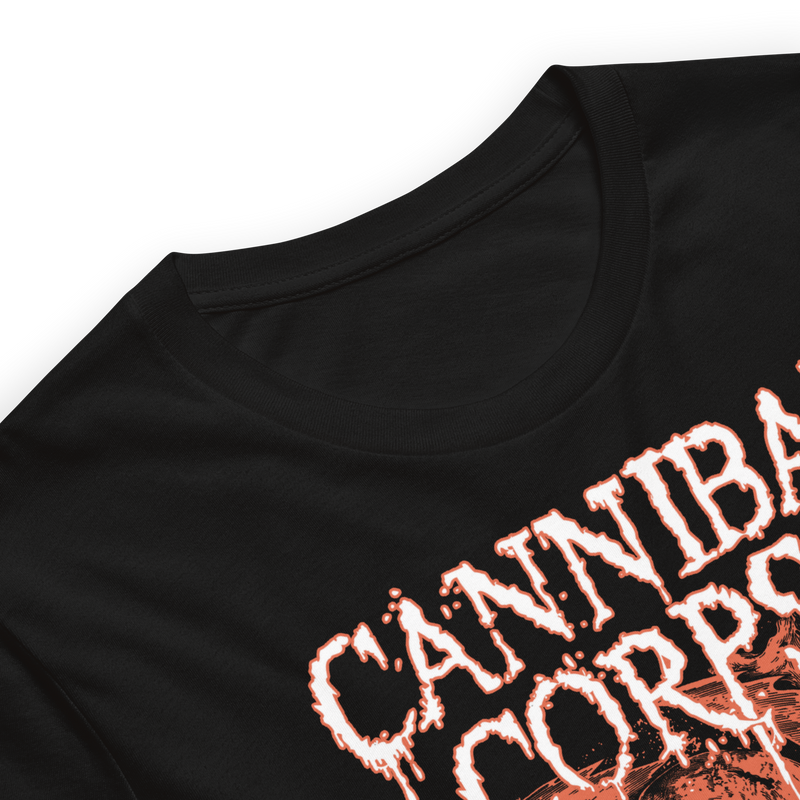 Stakes - Cannibal Corpse White Drip Logo T-Shirt - Black
