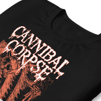 Stakes - Cannibal Corpse White Drip Logo T-Shirt - Black