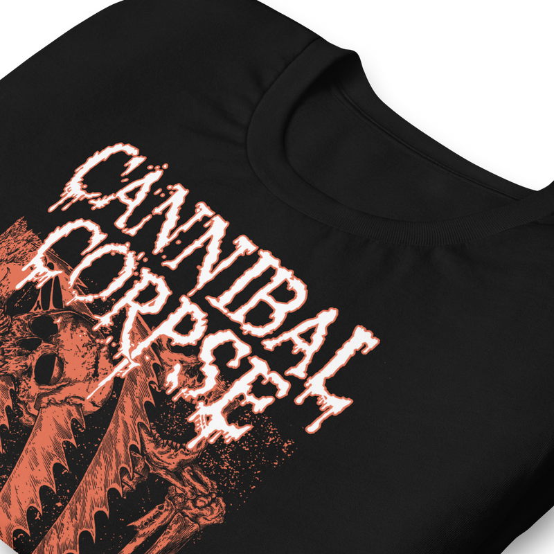 Stakes - Cannibal Corpse White Drip Logo T-Shirt - Black