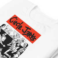 Stakes - Circle Jerks 1985 American Tour Vintage T-Shirt - White