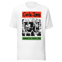Stakes - Circle Jerks 1985 American Tour Vintage T-Shirt - White
