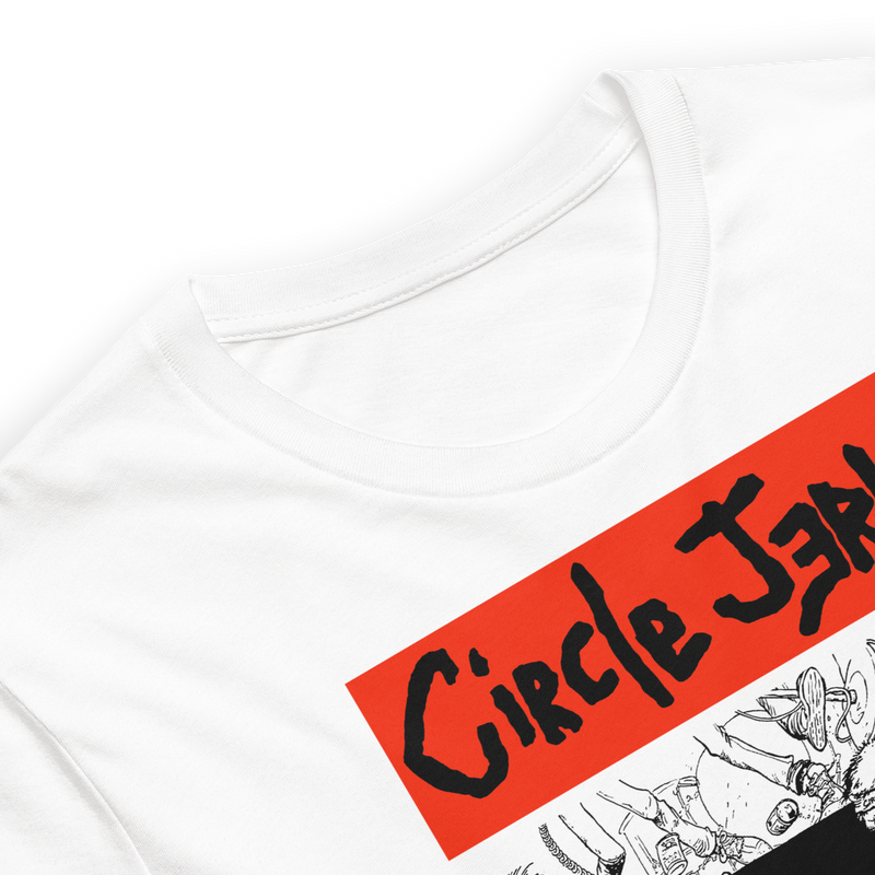 Stakes - Circle Jerks 1985 American Tour Vintage T-Shirt - White