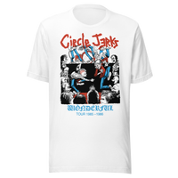Stakes - Circle Jerks 1986 Wonderful Tour Vintage T-Shirt - White