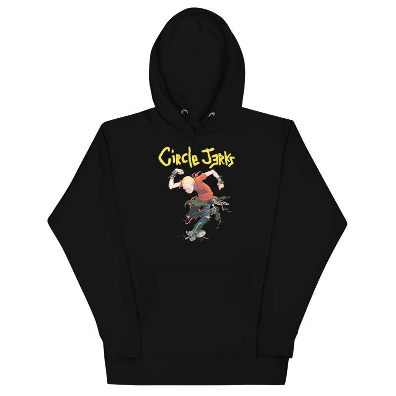 Stakes - Circle Jerks Crush It Hoodie - Black