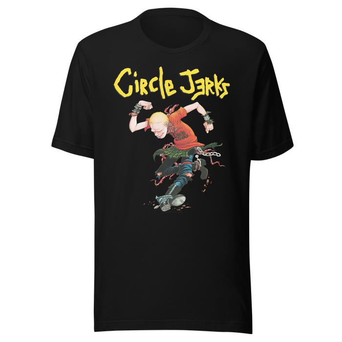 Stakes - Circle Jerks Crush It T-Shirt - Black