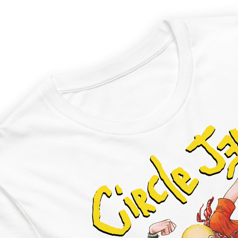 Stakes - Circle Jerks Kick It T-Shirt - White