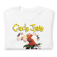 Stakes - Circle Jerks Kick It T-Shirt - White