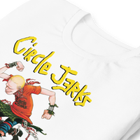 Stakes - Circle Jerks Kick It T-Shirt - White
