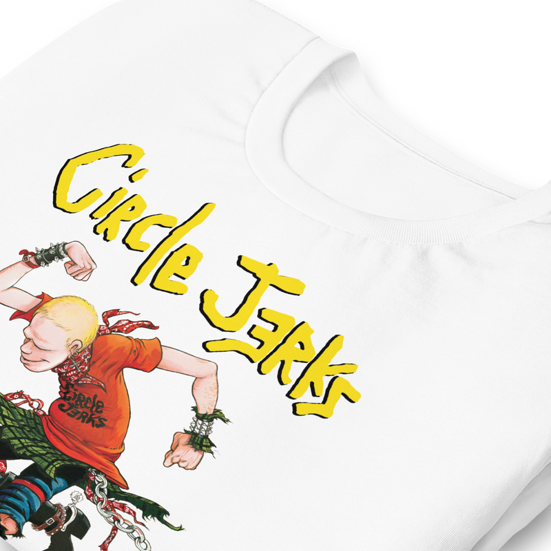 Stakes - Circle Jerks Kick It T-Shirt - White