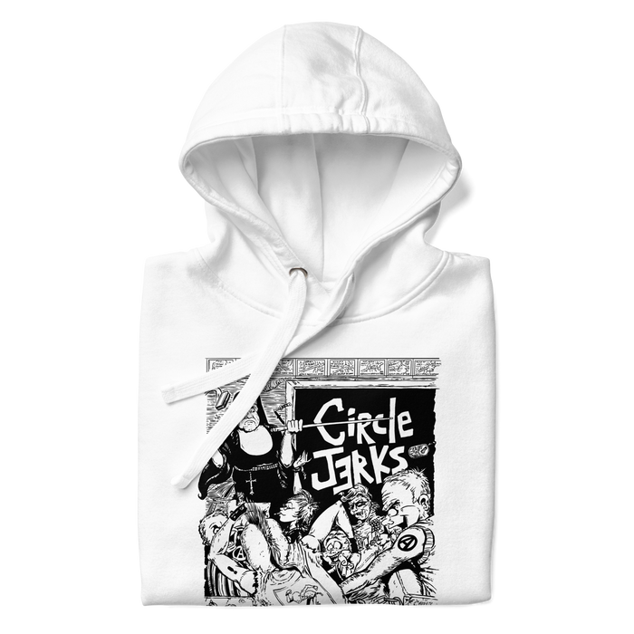 Stakes - Circle Jerks Oddities Hoodie - White
