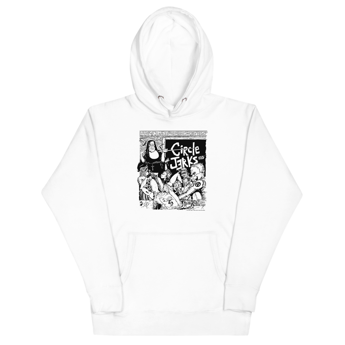 Stakes - Circle Jerks Oddities Hoodie - White