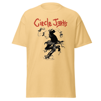 Stakes - Circle Jerks Stomp T-Shirt - Yellow