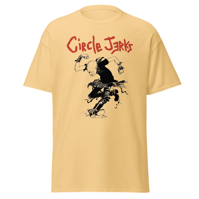 Stakes - Circle Jerks Stomp T-Shirt - Yellow