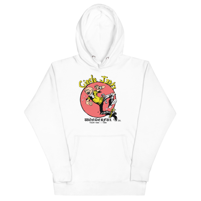 Stakes - Circle Jerks Vintage 85-86 Tour Hoodie - White