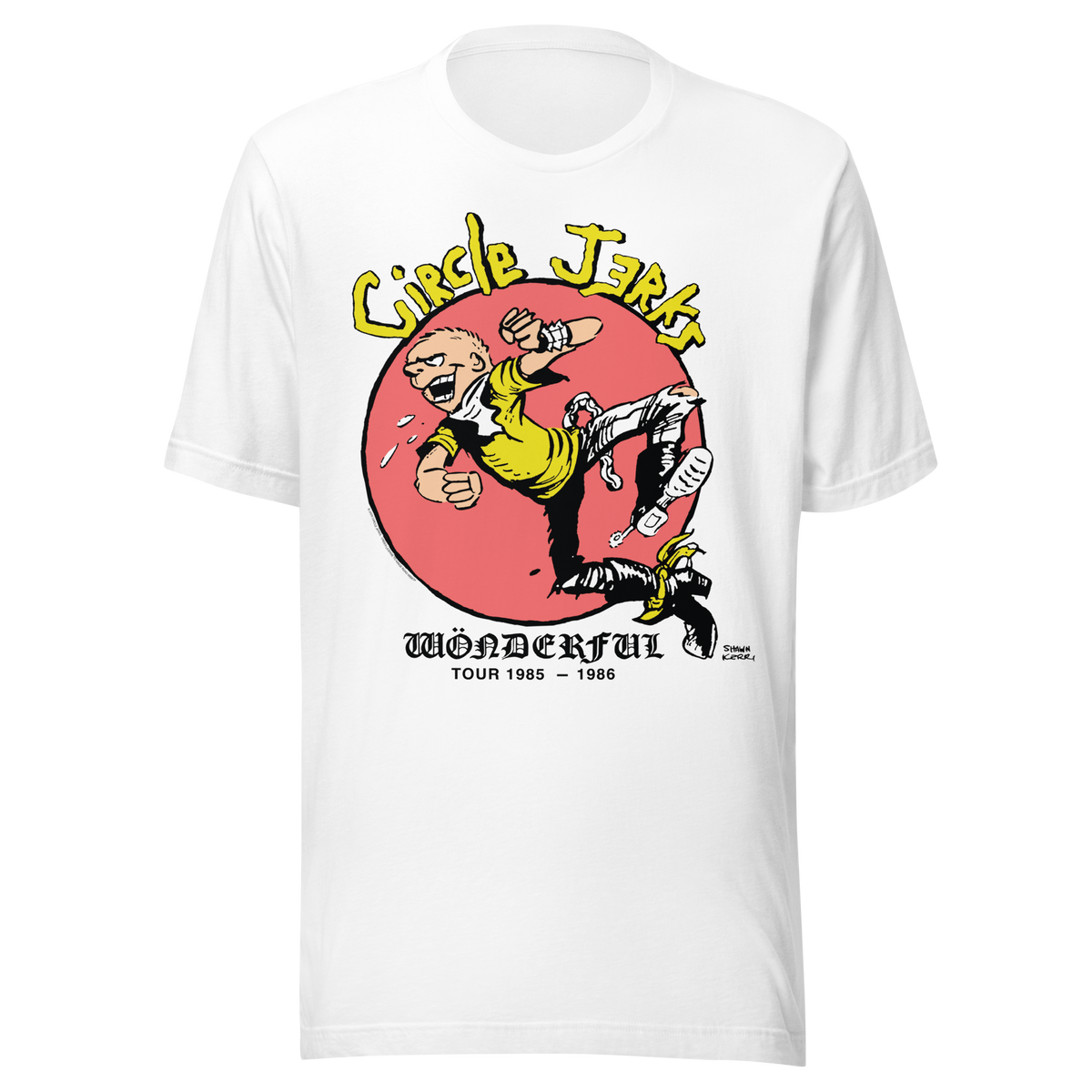 Stakes - Circle Jerks Vintage 85-86 Tour T-Shirt - White