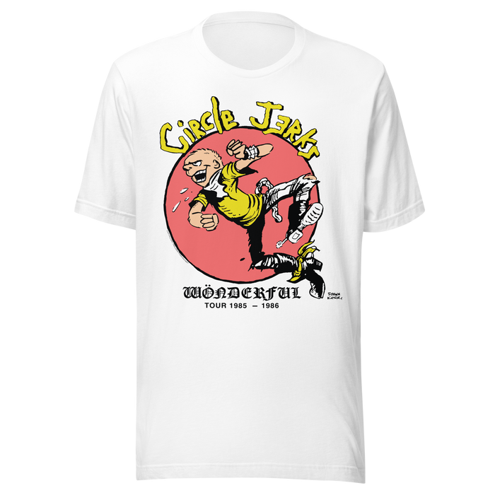 Stakes - Circle Jerks Vintage 85-86 Tour T-Shirt - White