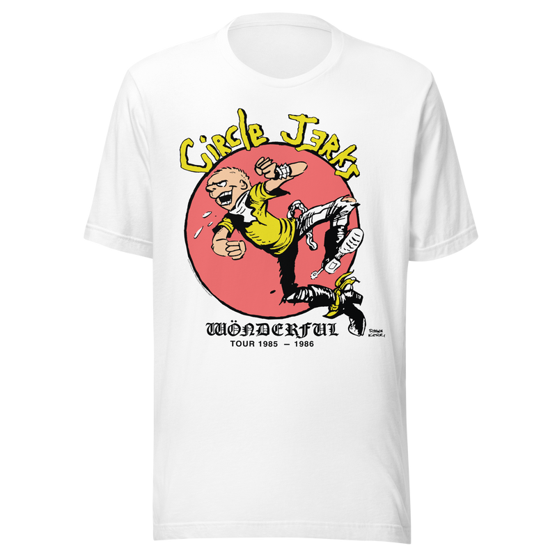 Stakes - Circle Jerks Vintage 85-86 Tour T-Shirt - White