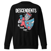 Stakes - Descendents 1987 Tour Vintage Sweatshirt - Black