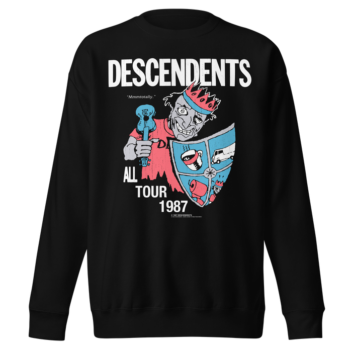 Stakes - Descendents 1987 Tour Vintage Sweatshirt - Black