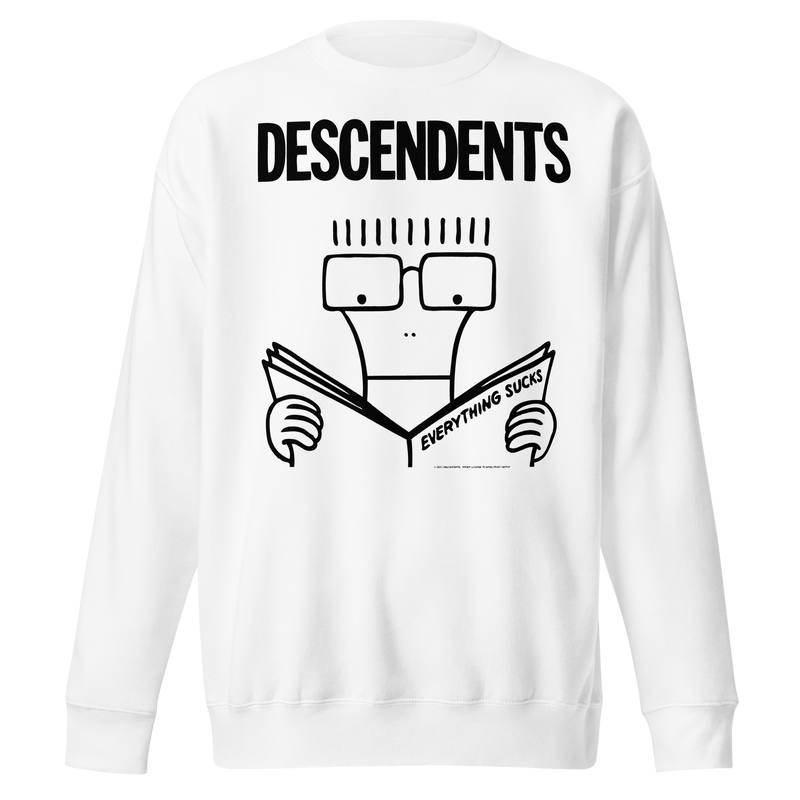Stakes - Descendents Everything Sucks Sweatshirt - White