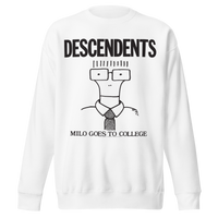 Stakes - Descendents Milo College Sweatshirt - White