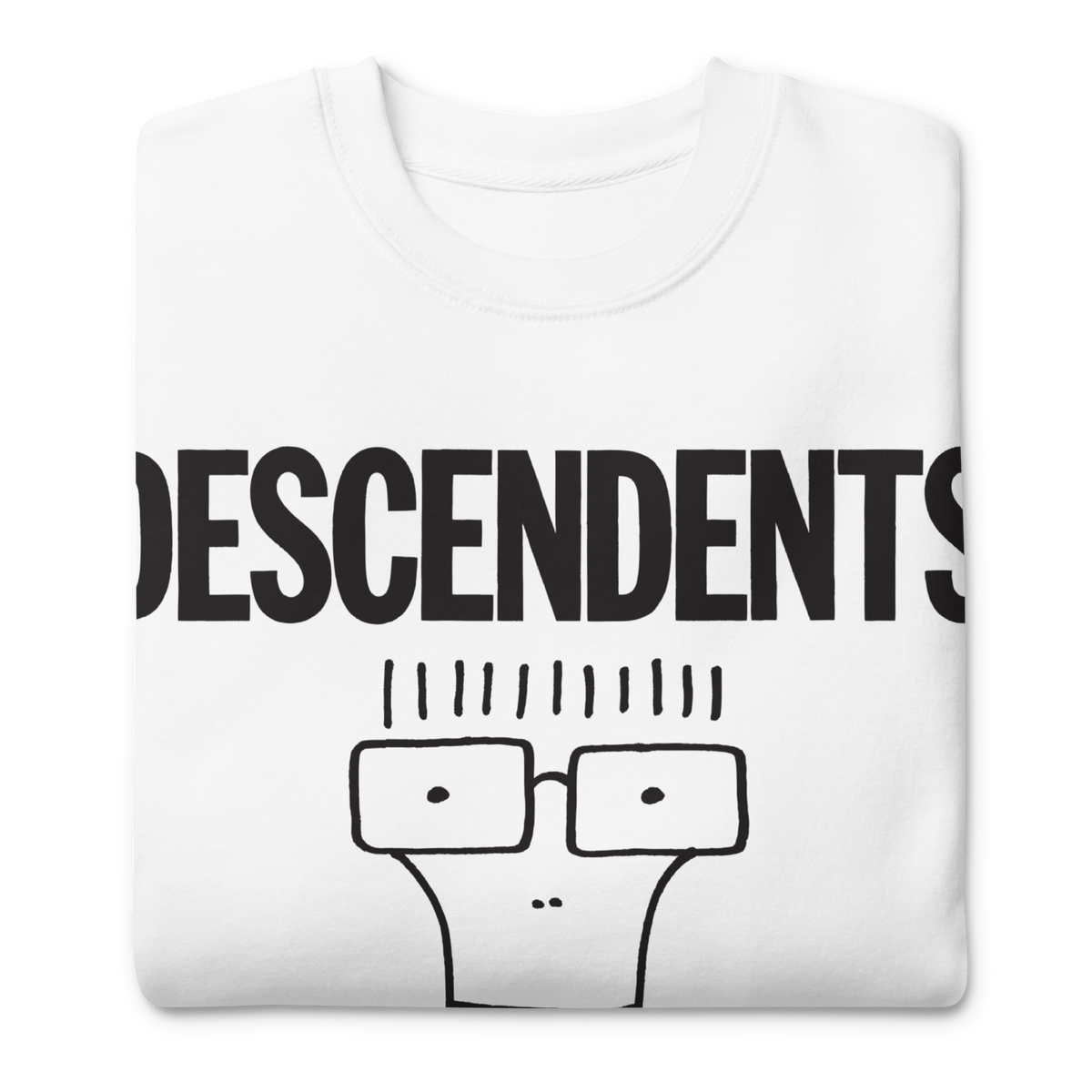 Stakes - Descendents Milo College Sweatshirt - White