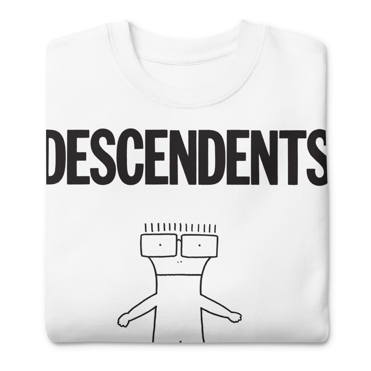 Stakes - Descendents No Grow Up Sweatshirt - White