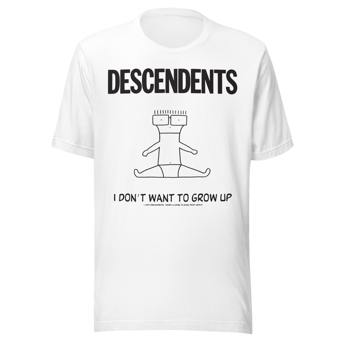 Stakes - Descendents No Grow Up T-Shirt - White