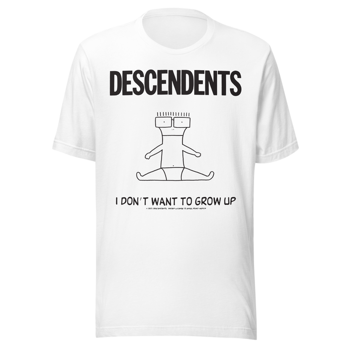 Stakes - Descendents No Grow Up T-Shirt - White