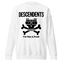 Stakes - Descendents Not a Punk Sweatshirt - White