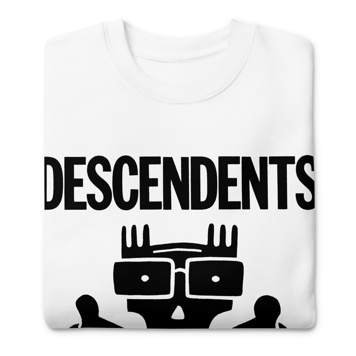 Stakes - Descendents Not a Punk Sweatshirt - White
