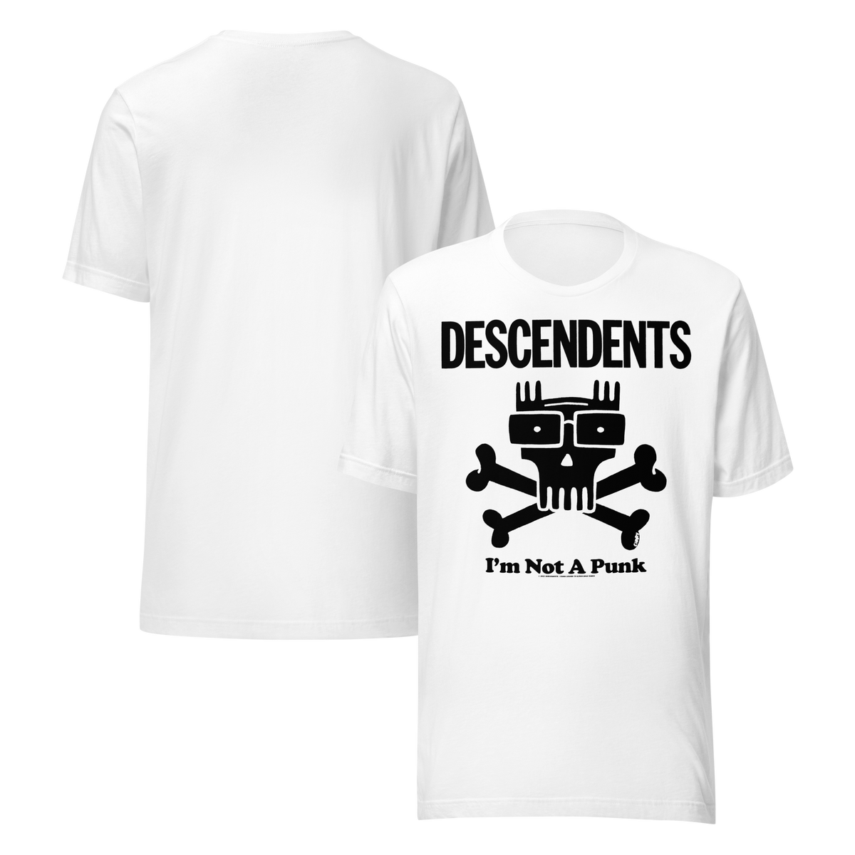 Stakes - Descendents Not a Punk T-Shirt - White